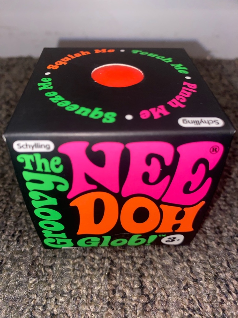 Schylling The Groovy Glob NeeDoh Stress Ball - Neon Orange